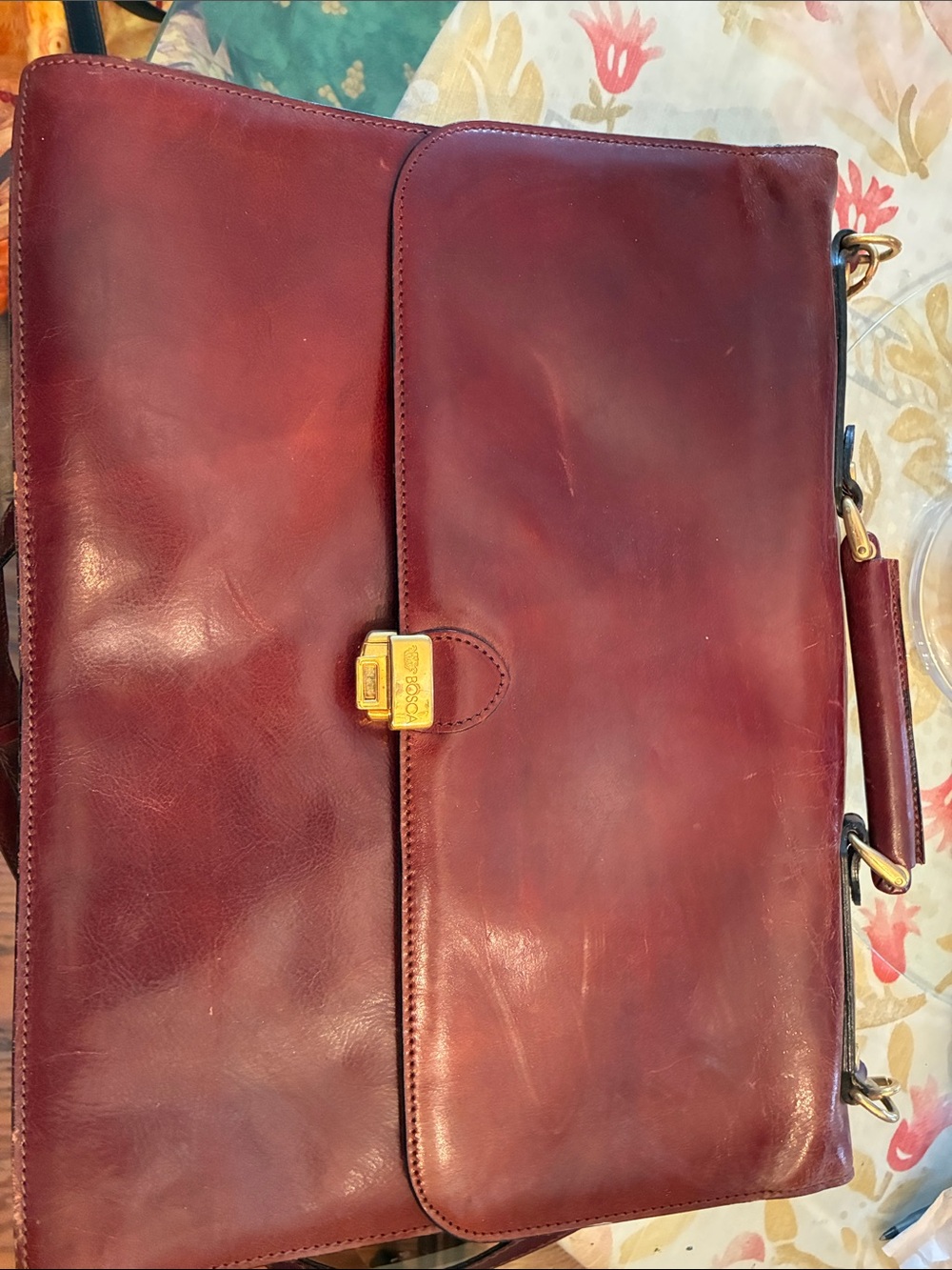 Bosca Old Leather Partners Briefcase